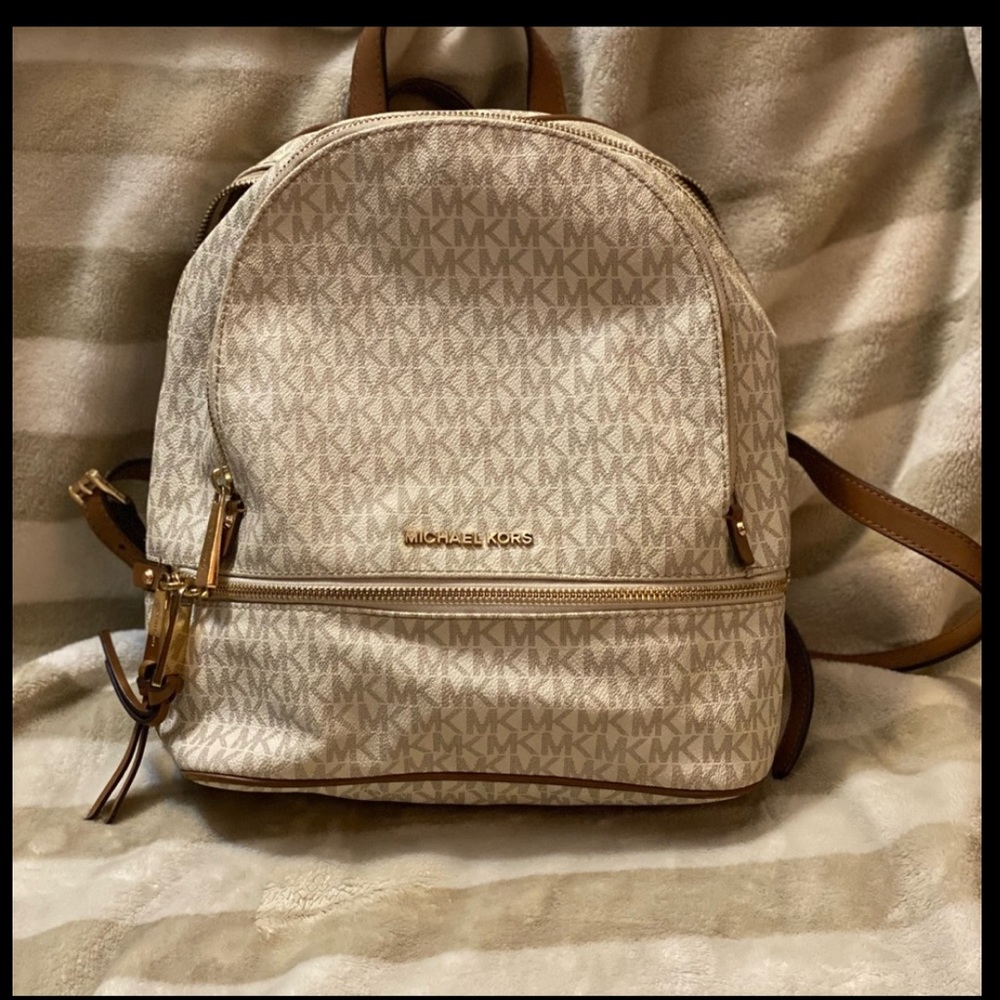Michael kors purse style backpack